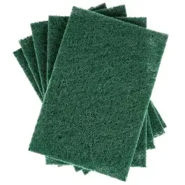 Fibra verde para fregar 
