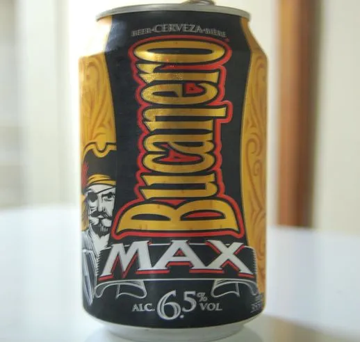 Cerveza Bucanero Max (lata) 