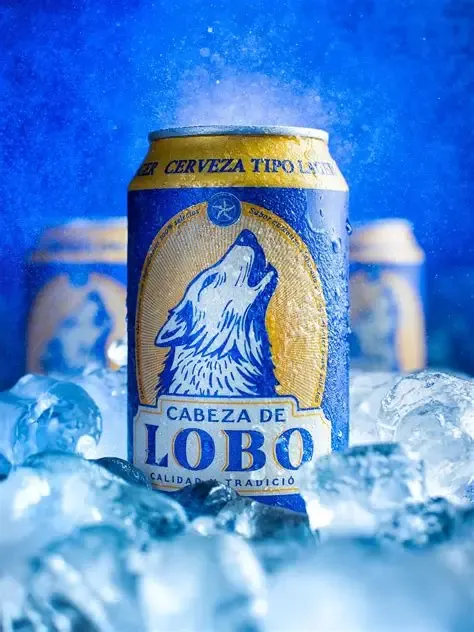 Cerveza Cabeza de Lobo lata 355ml